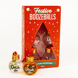 Festive Boozeballs - Alcoholic Baubles