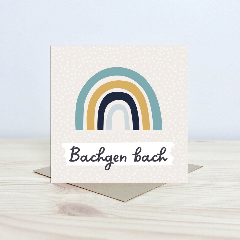 Bachgen Bach / Welsh Baby Boy Card