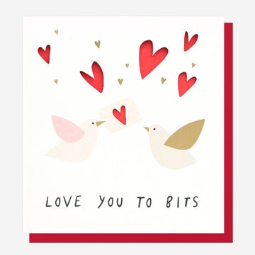 Love You To Bits Card